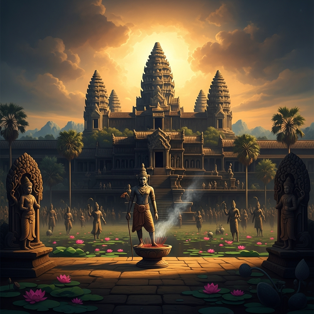 Suryavarman Dedicates Angkor Wat