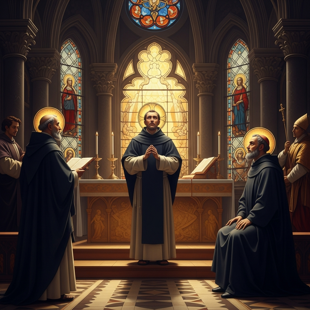 Thomas Aquinas Puts Down the Pen