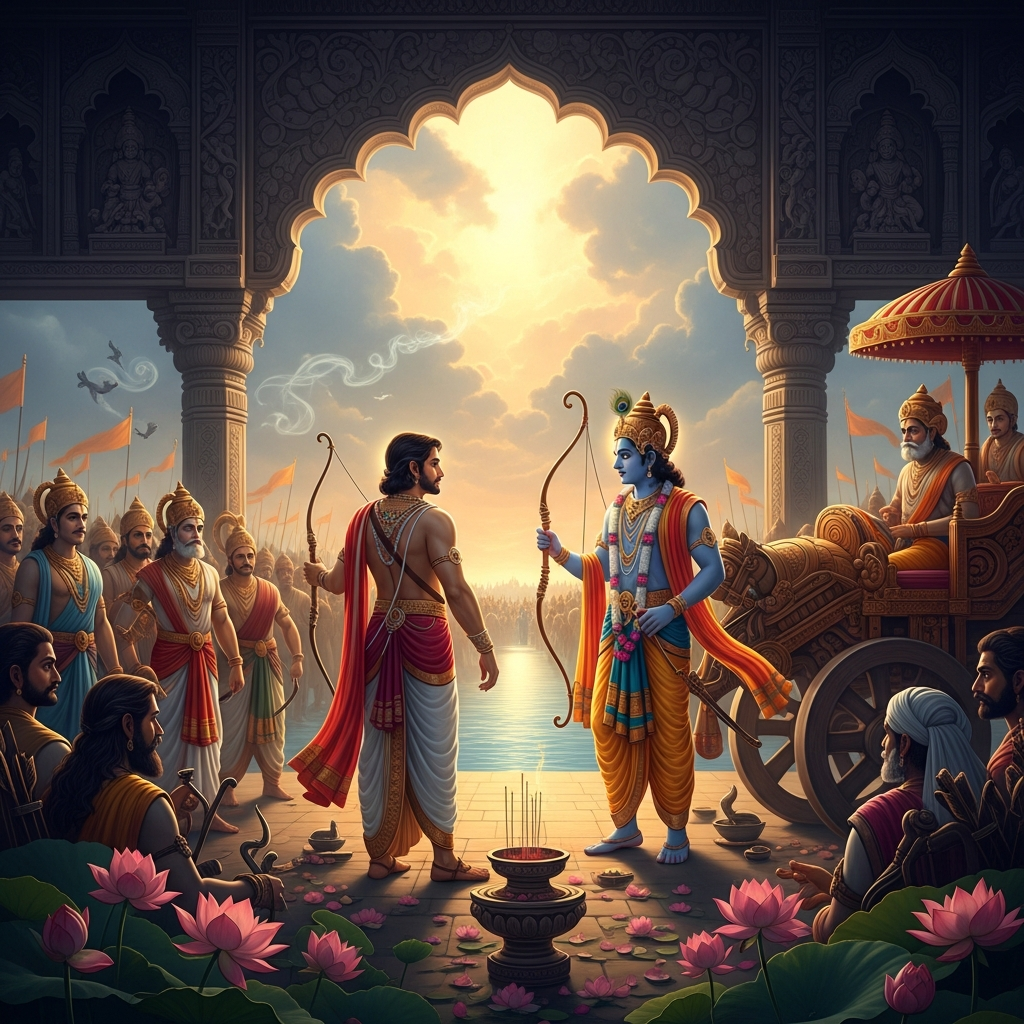 Arjuna Doubts on Kurukshetra