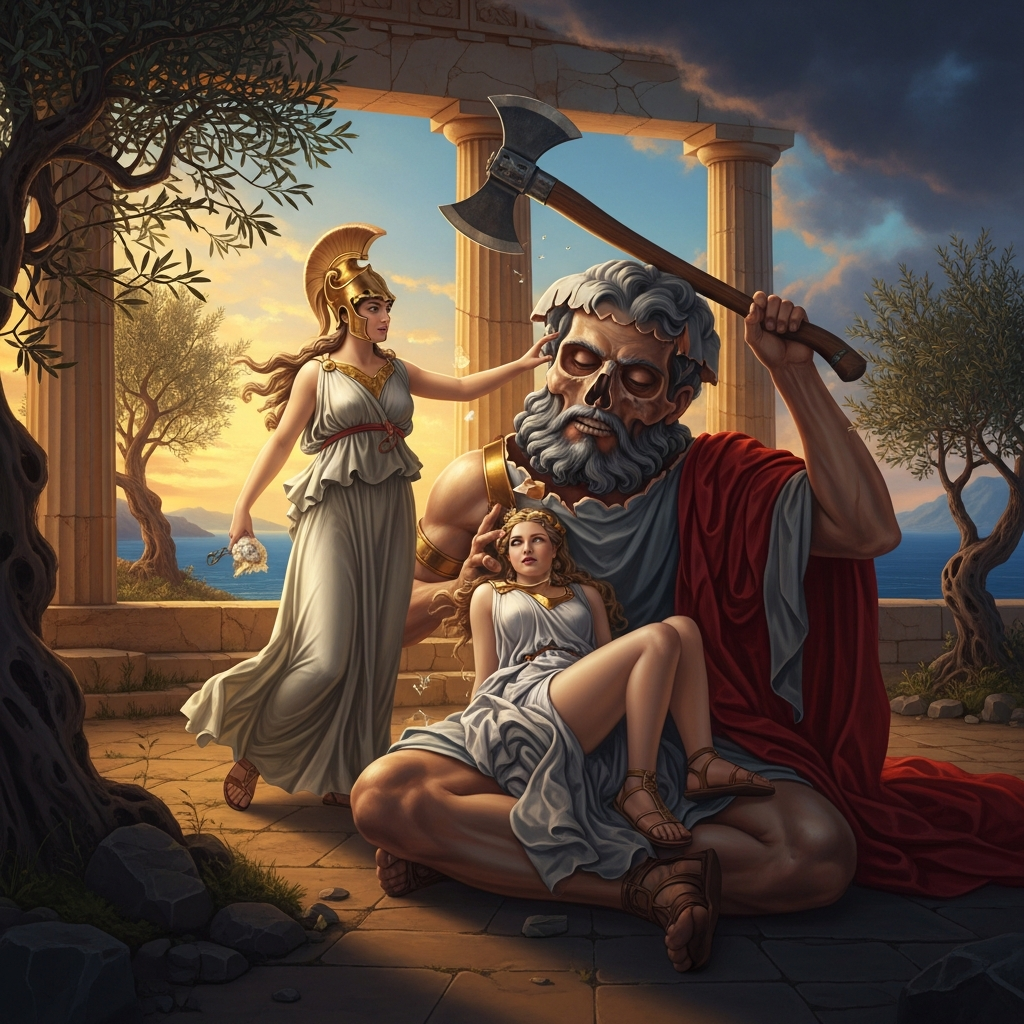Athena from the Skull