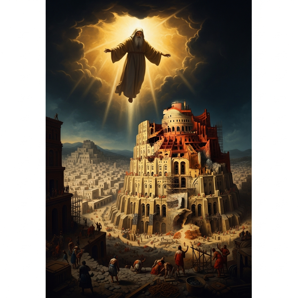 The Tower of Babel and the Scattering
