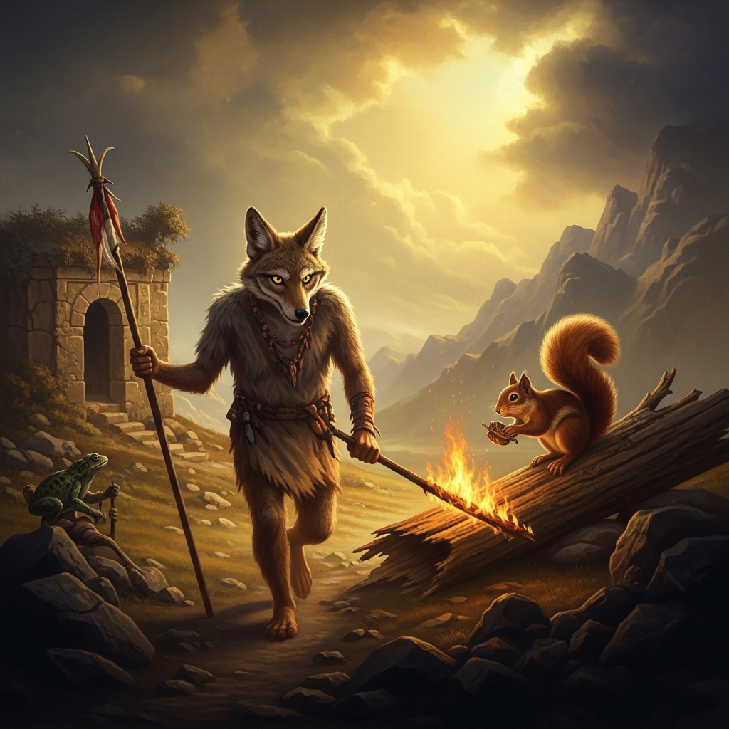 Coyote Steals Fire