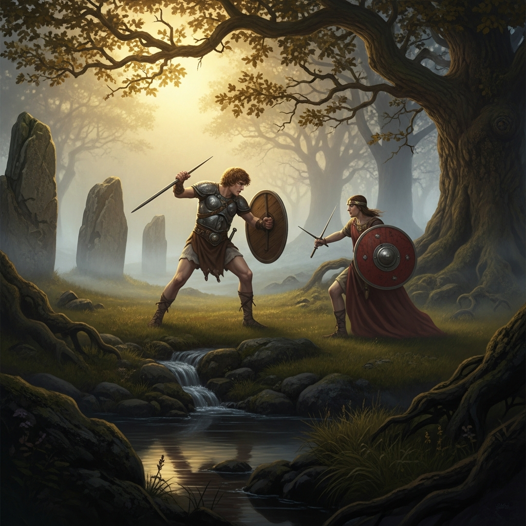 Cú Chulainn at the Ford