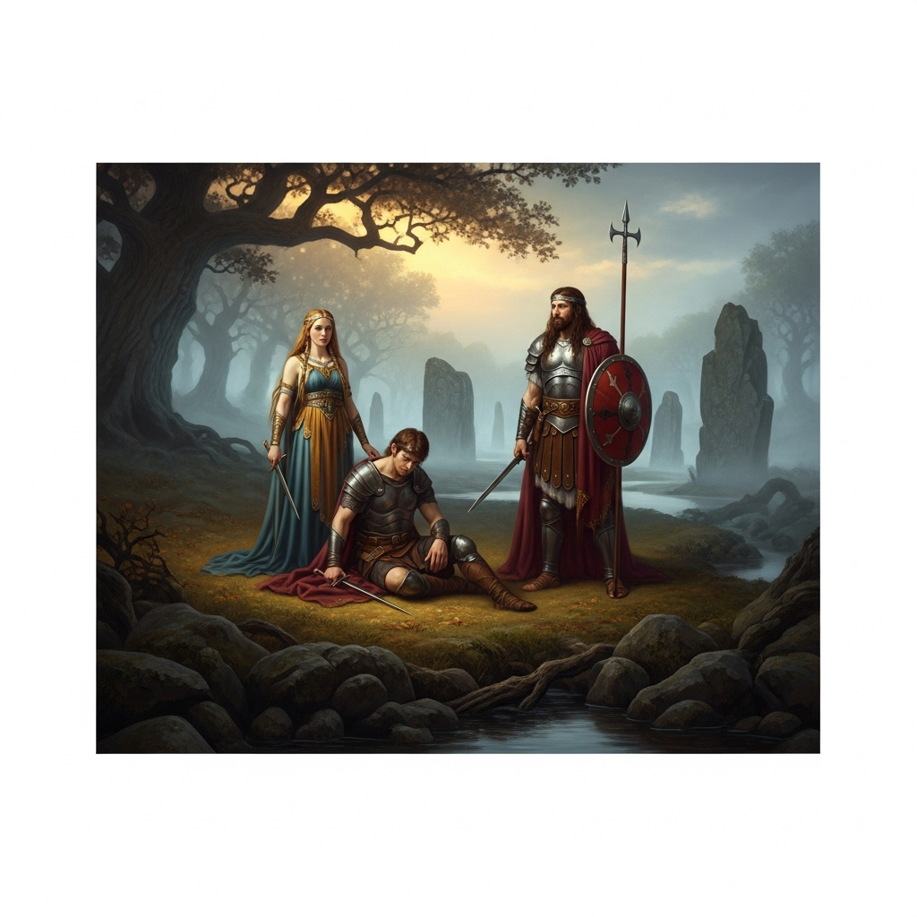 Cu Chulainn Holds the Ford