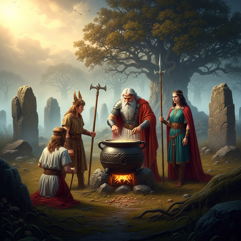 The Dagda's Cauldron That Left No One Unsatisfied