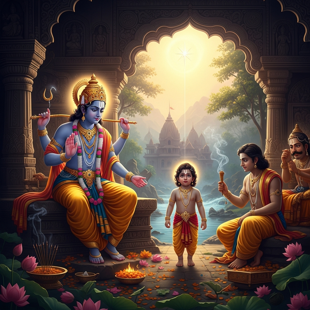 Dhruva and the Pole Star