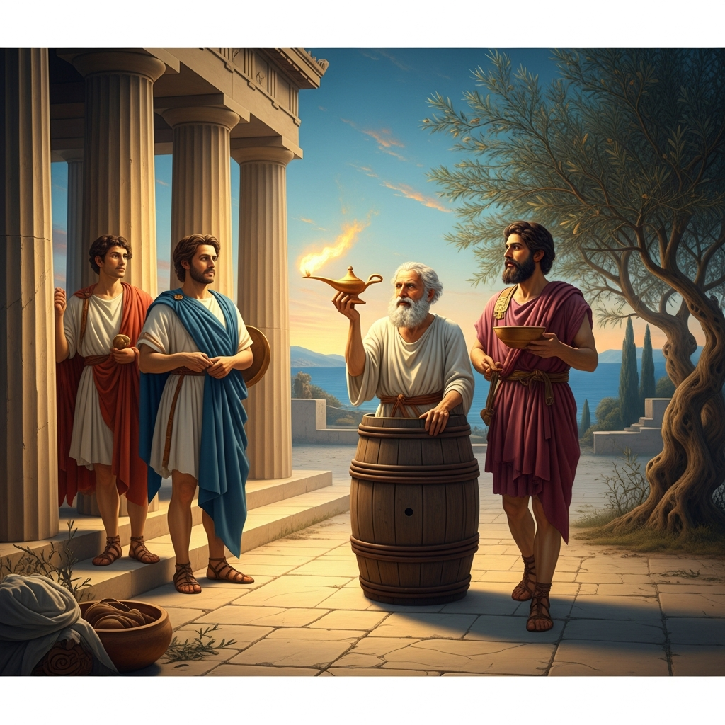 Diogenes and the Lamp