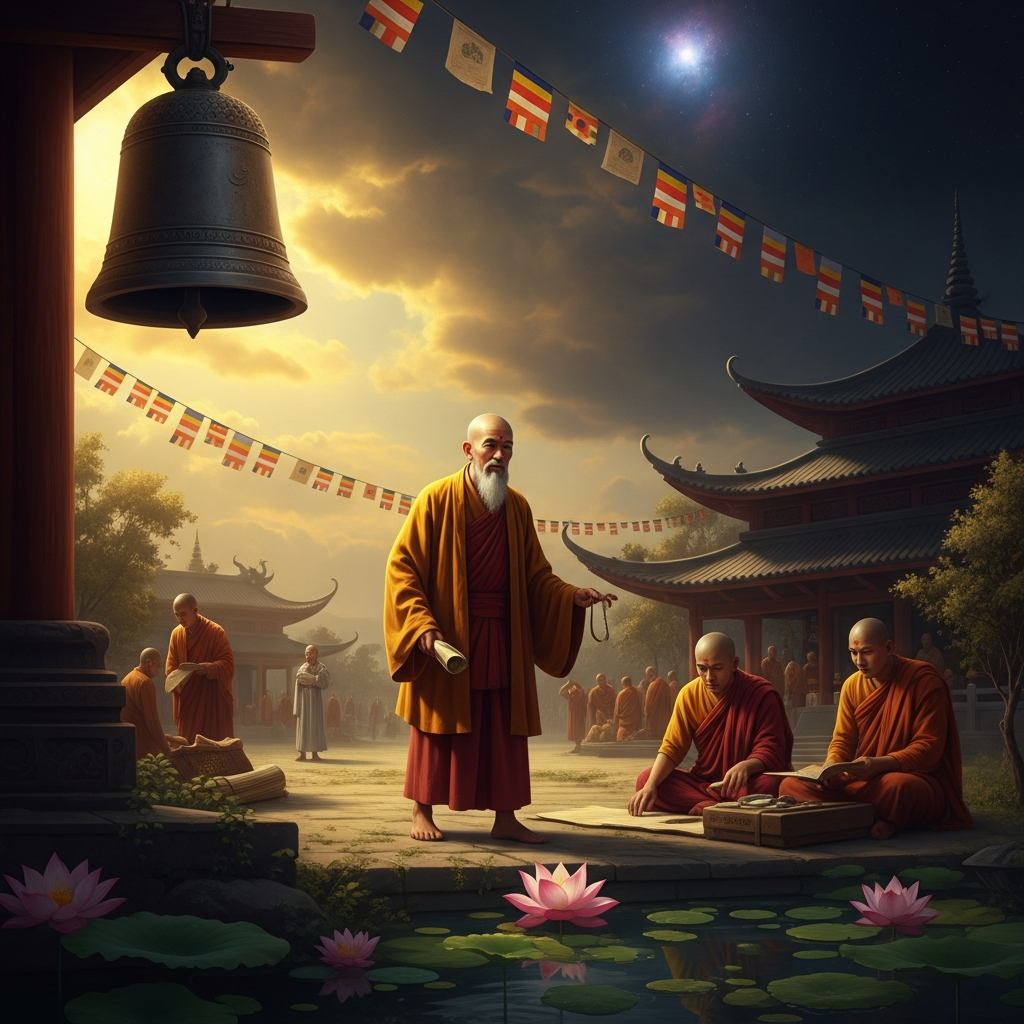 The Old Monk Who Walked to the Buddha's Homeland