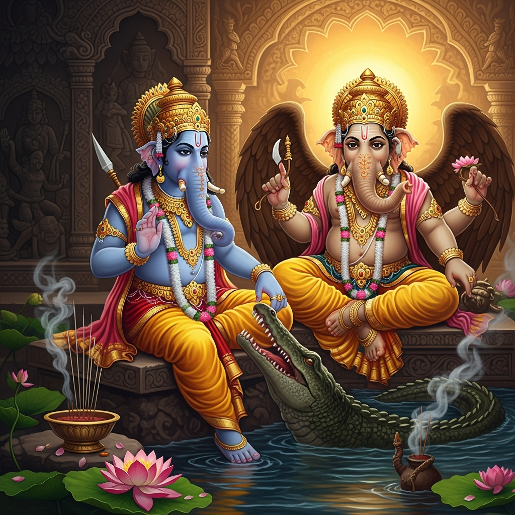 Gajendra Moksha: The Elephant's Liberation