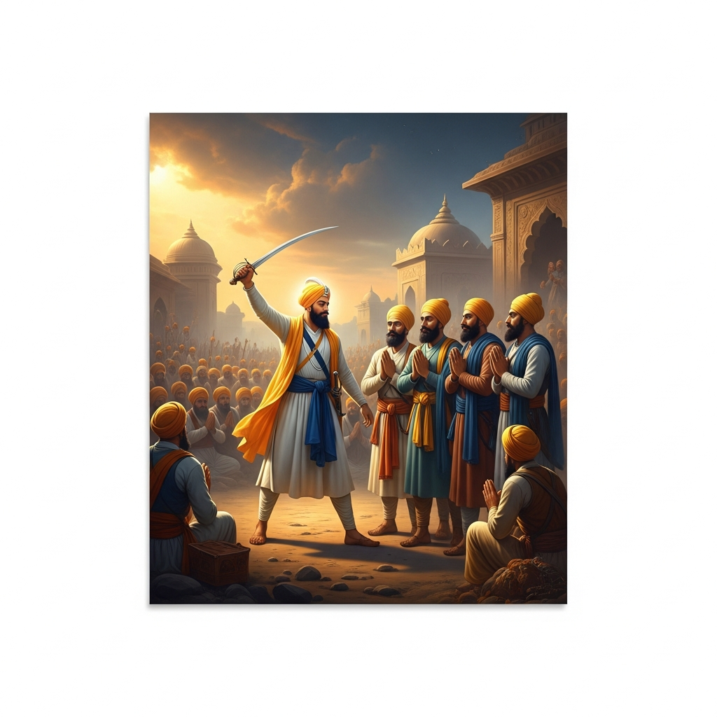 Five Heads, One Sword, the Khalsa