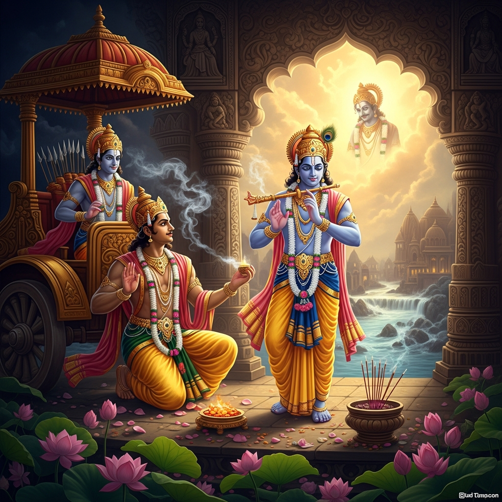 Krishna Reveals Himself