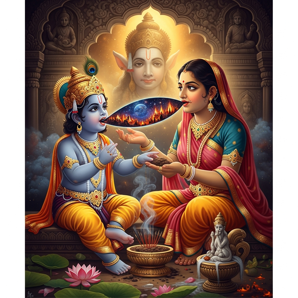 Krishna Shows Yashoda the Universe
