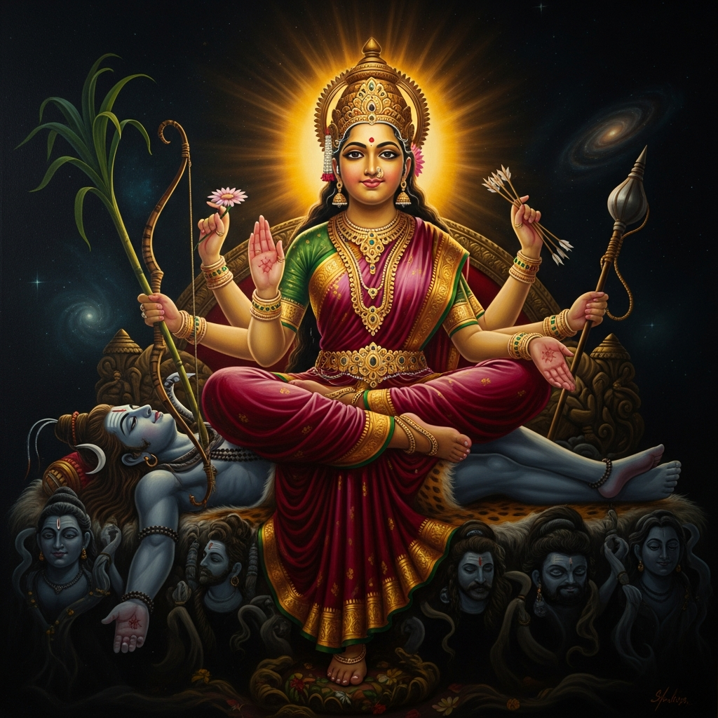 Lalita Tripura Sundari — She Who Plays