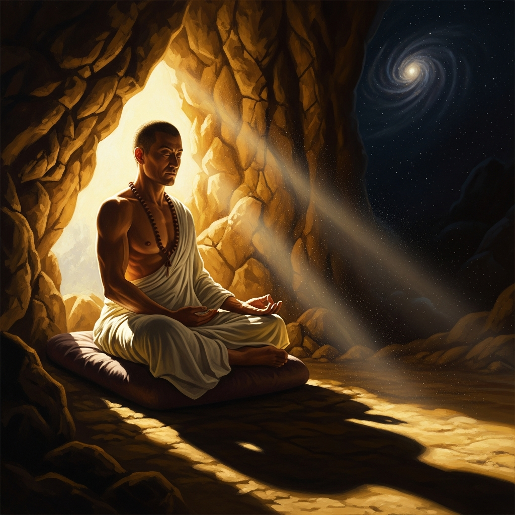 Milarepa in the Cave