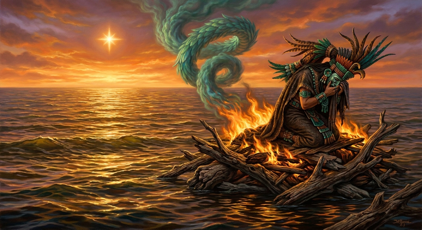 Quetzalcoatl Looks in the Mirror and Leaves Tula