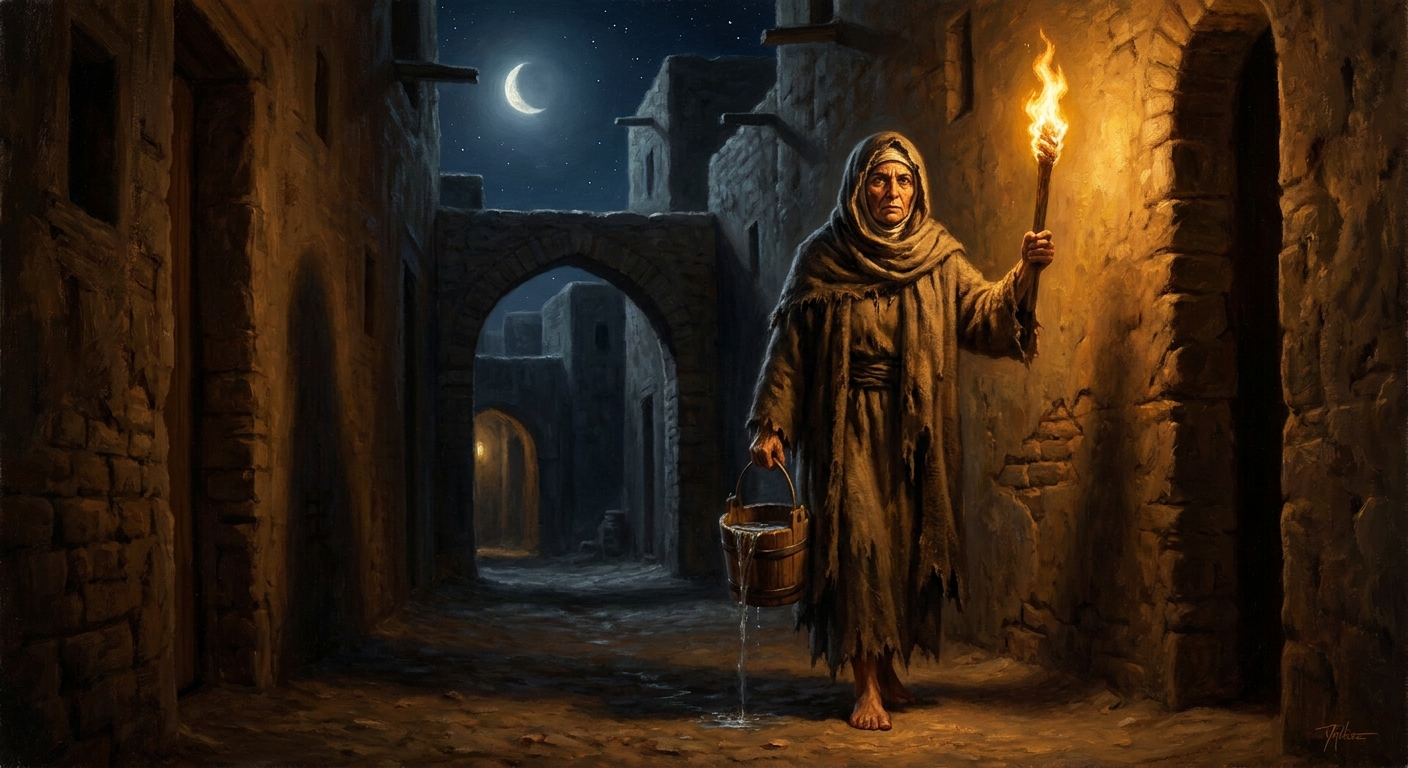 Rabi'a Extinguishes Hell