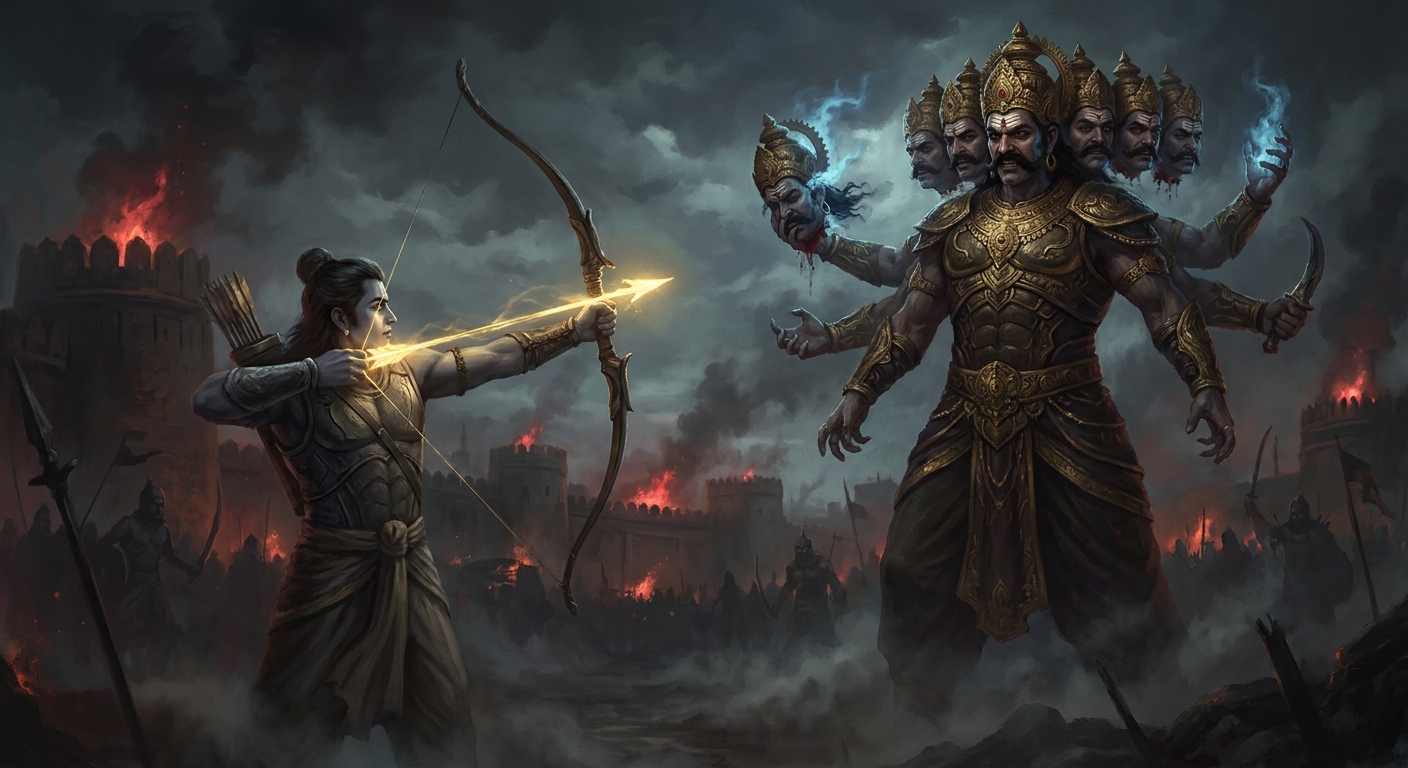 Rama Slays Ravana