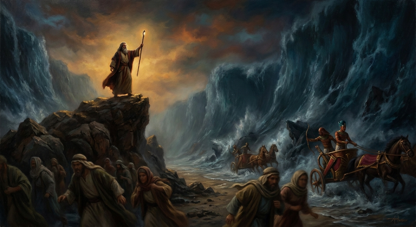 Moses Parts the Sea