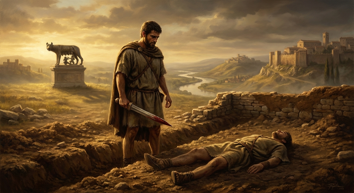 Romulus and the Furrow