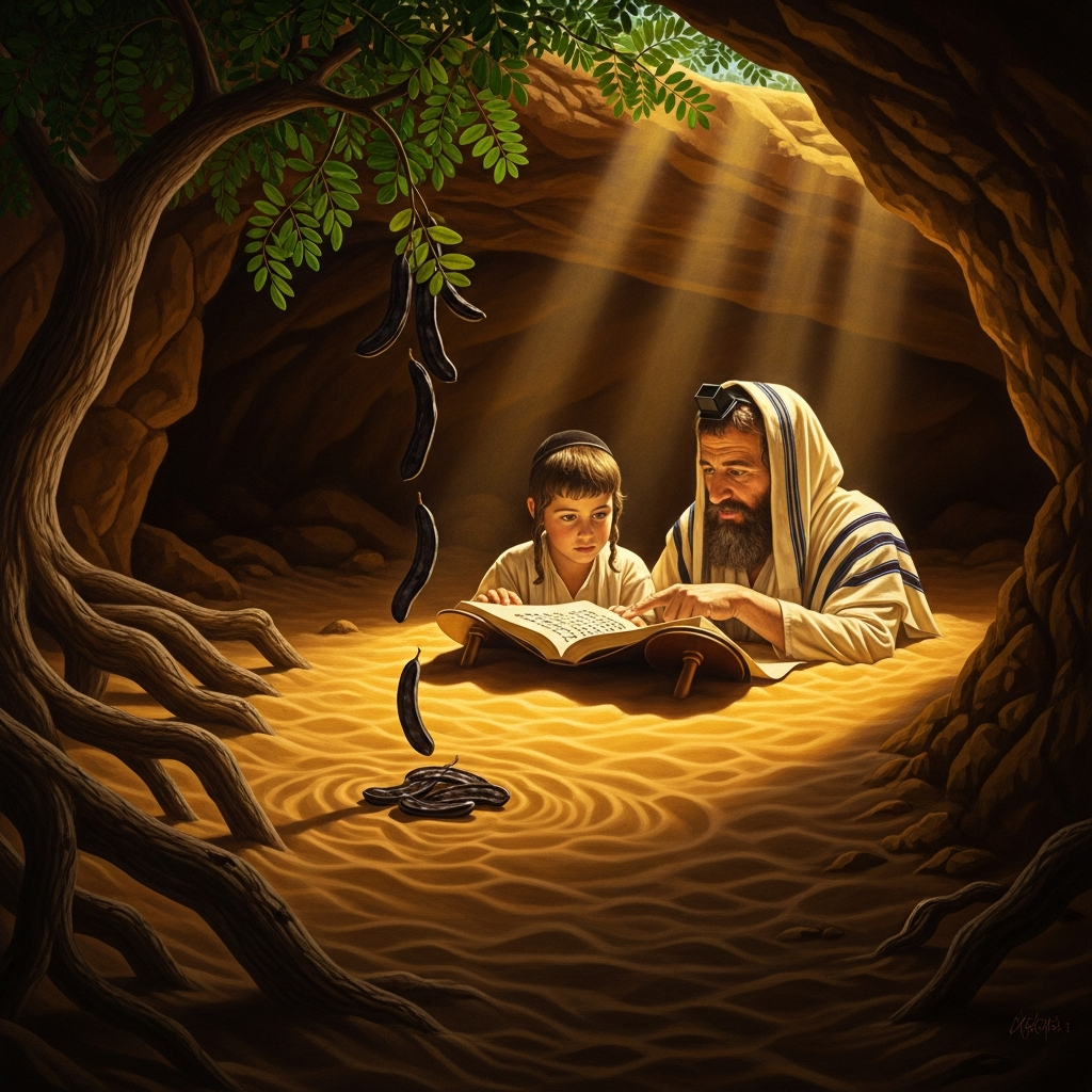 Shimon bar Yochai in the Cave