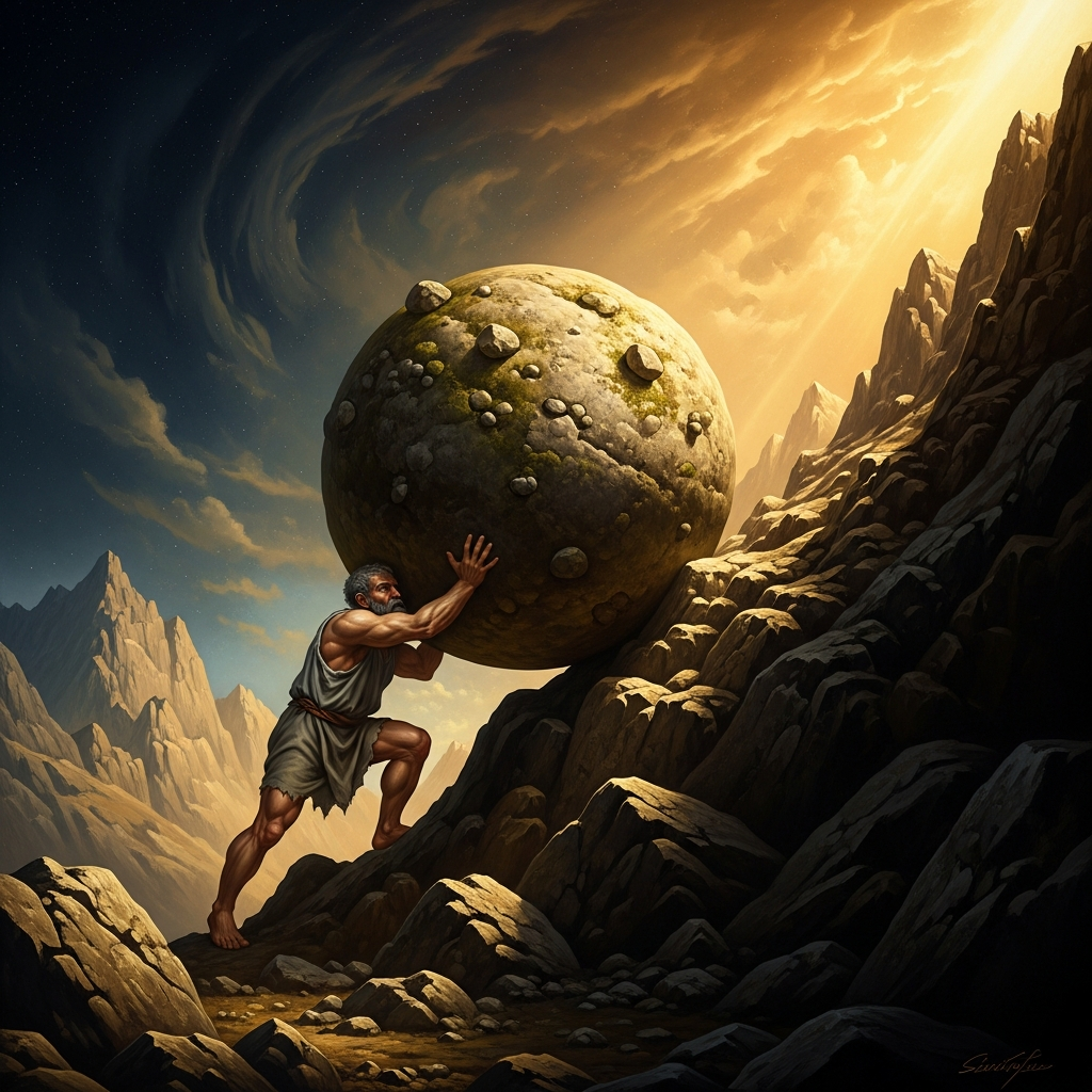 Sisyphus and the Stone