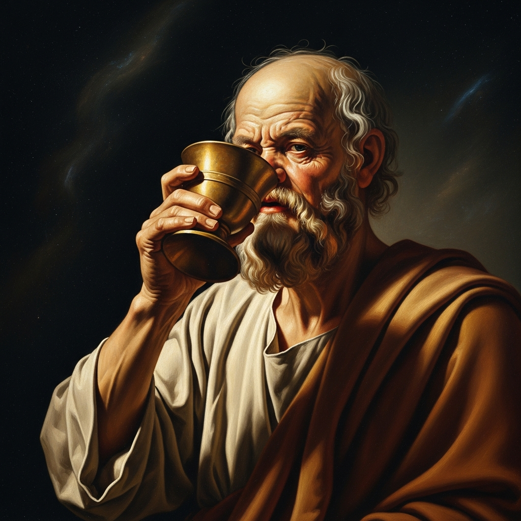 Socrates Drinks the Hemlock