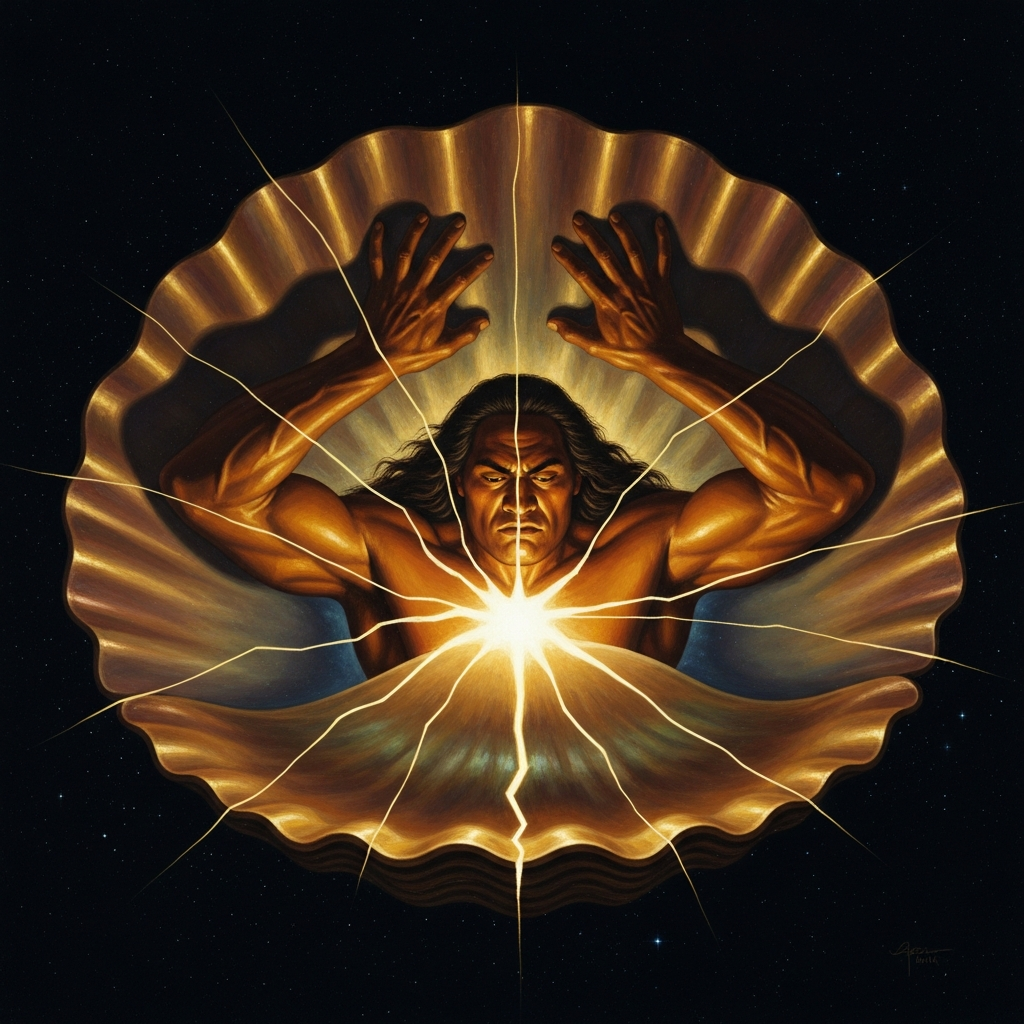 Tangaroa Breaks His Shell
