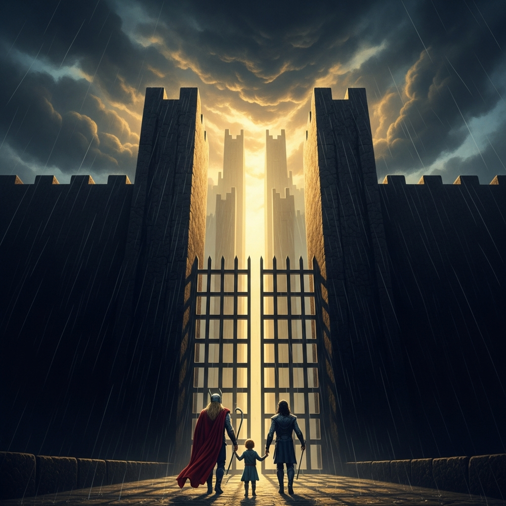 Thor at the Court of Utgard-Loki