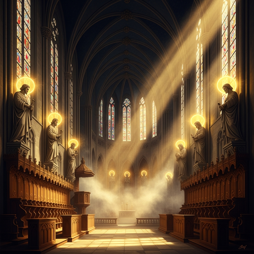 Christian — epic cinematic painting