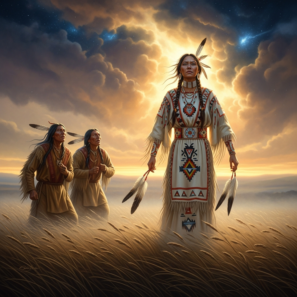 White Buffalo Calf Woman and the Sacred Pipe
