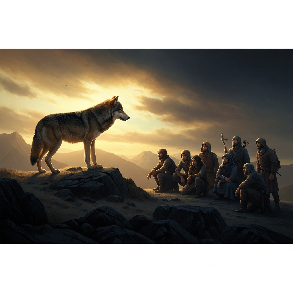 The Wolf Teaches Humans to Hunt