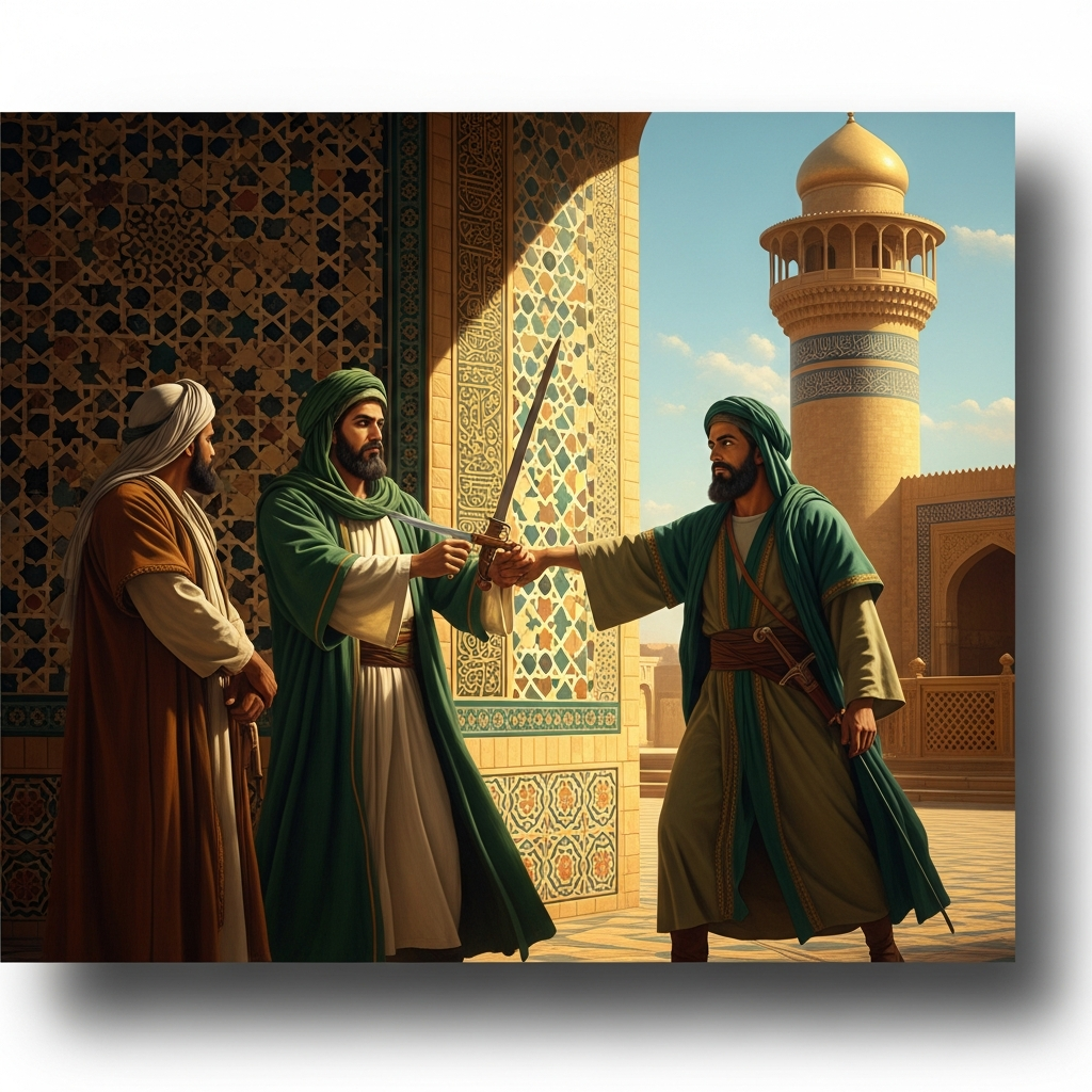 Ali at the Mosque of Kufa