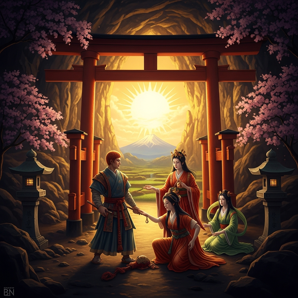 Amaterasu Withdraws from the World