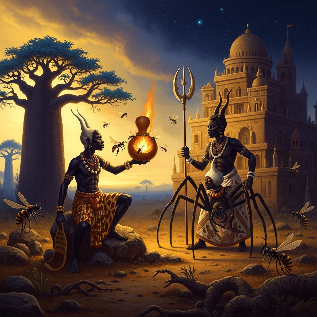 Anansi Steals Fire from the Sky