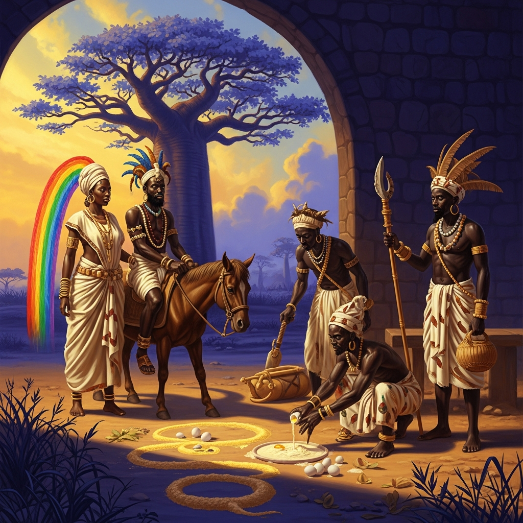 Damballah Mounts the Serviteur