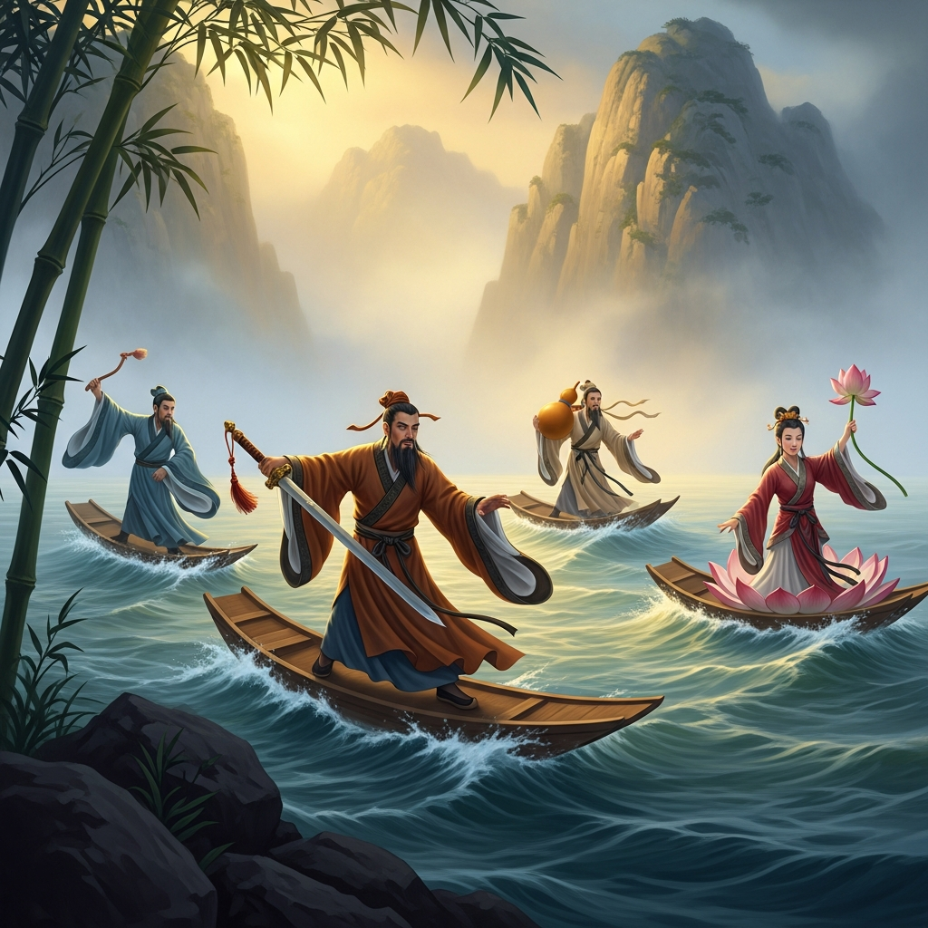 Eight Immortals Crossing the Sea