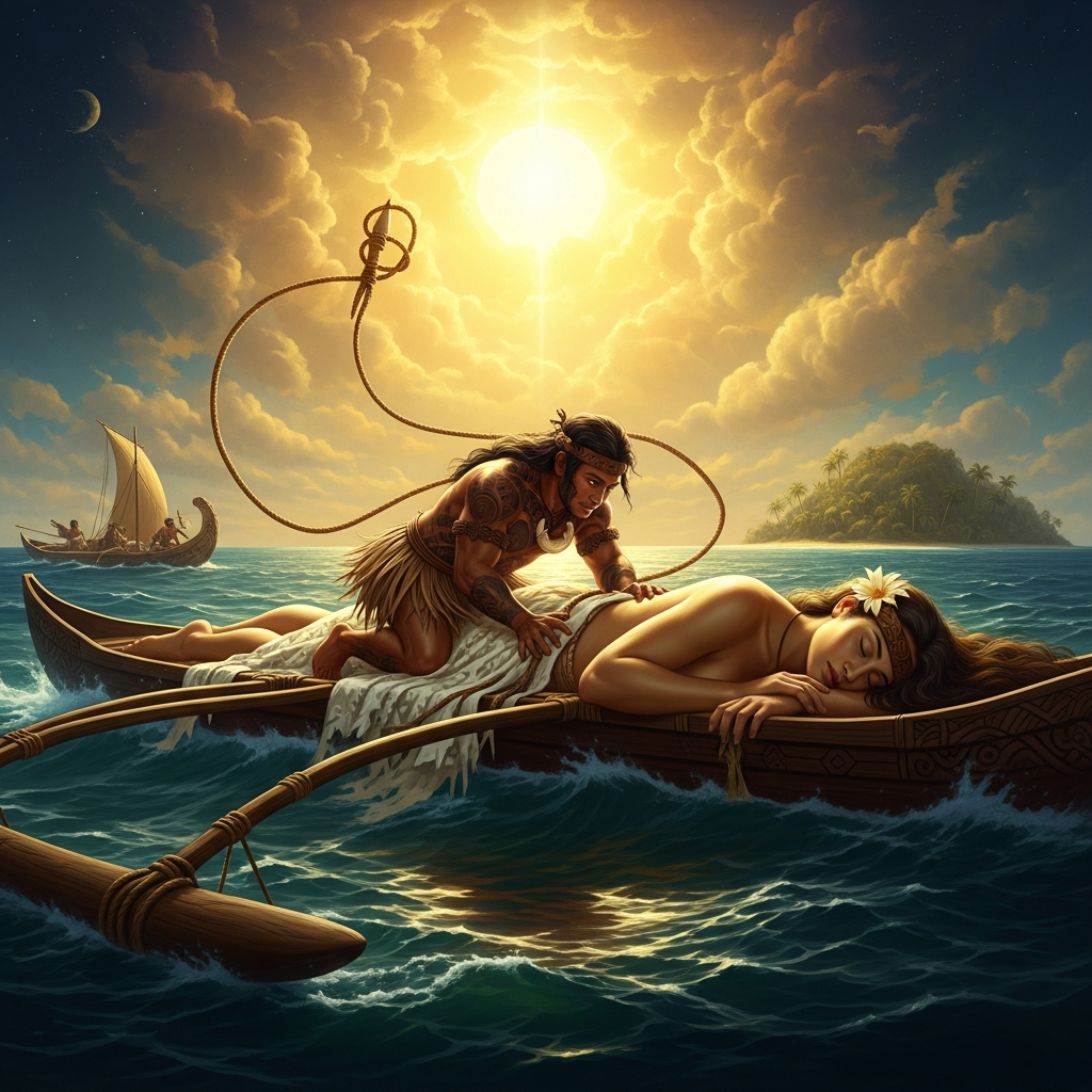 Hine-nui-te-po and the Death of Maui