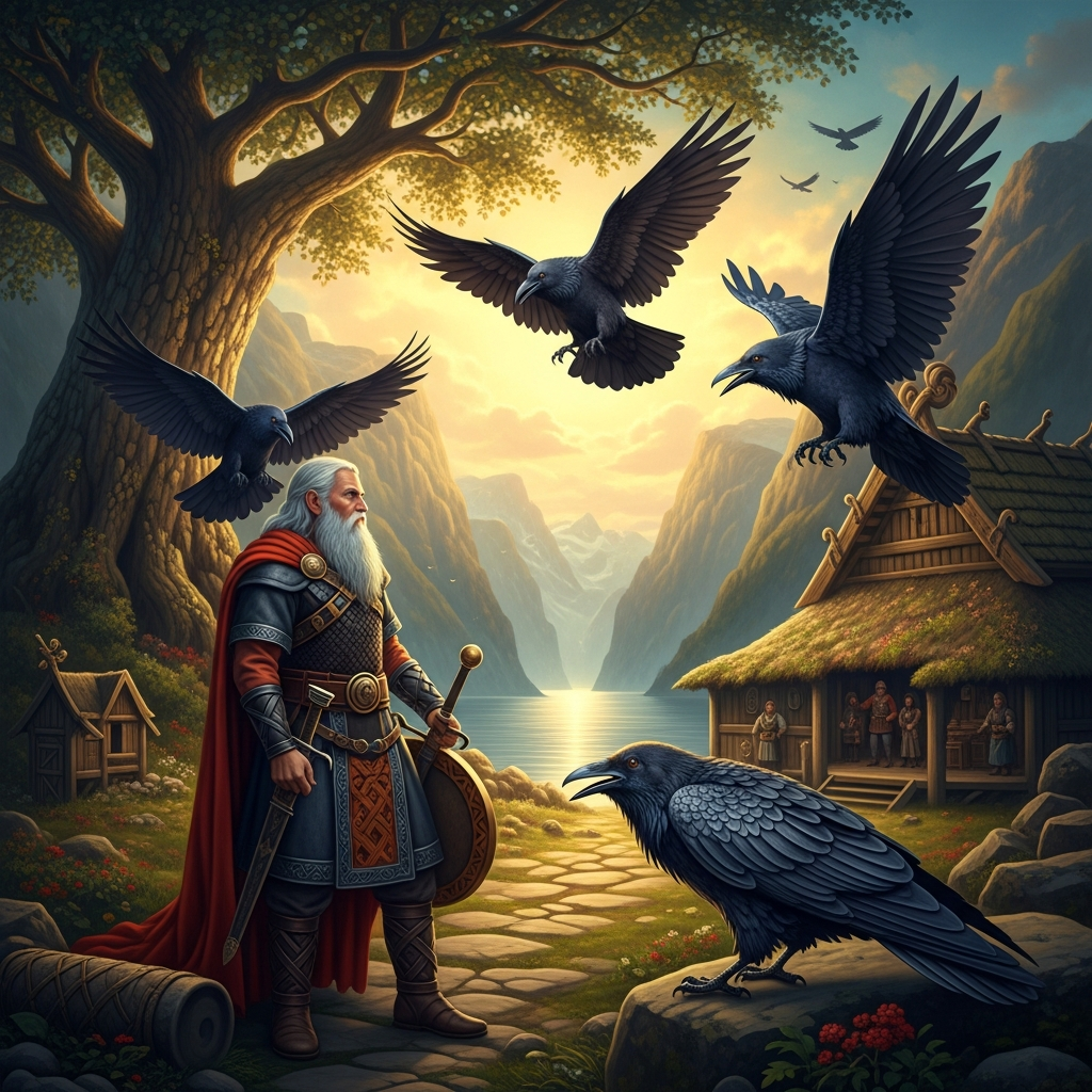 Huginn and Muninn: The Eyes of Odin