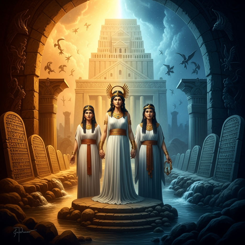 Inanna Descends and the World Goes Still
