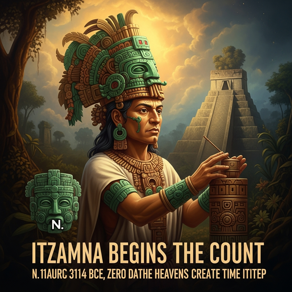 Itzamna Begins the Count