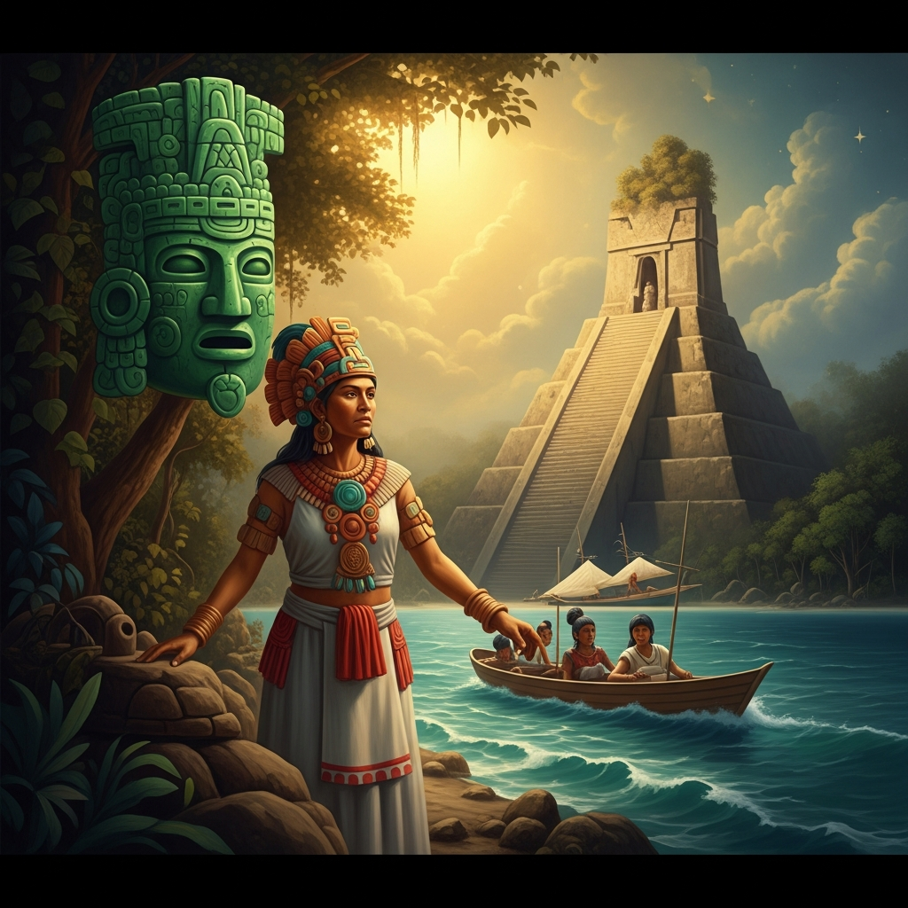 The Healer Crosses to Cozumel