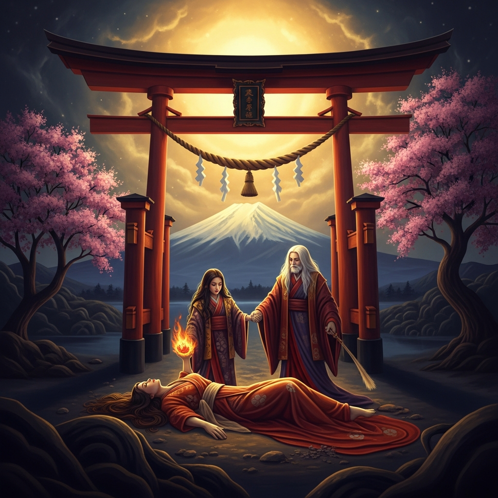 Izanami in the Land of the Dead
