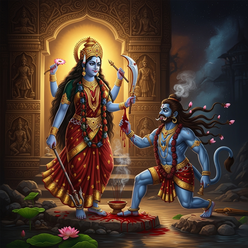 Kali and the Demon Who Bled Armies