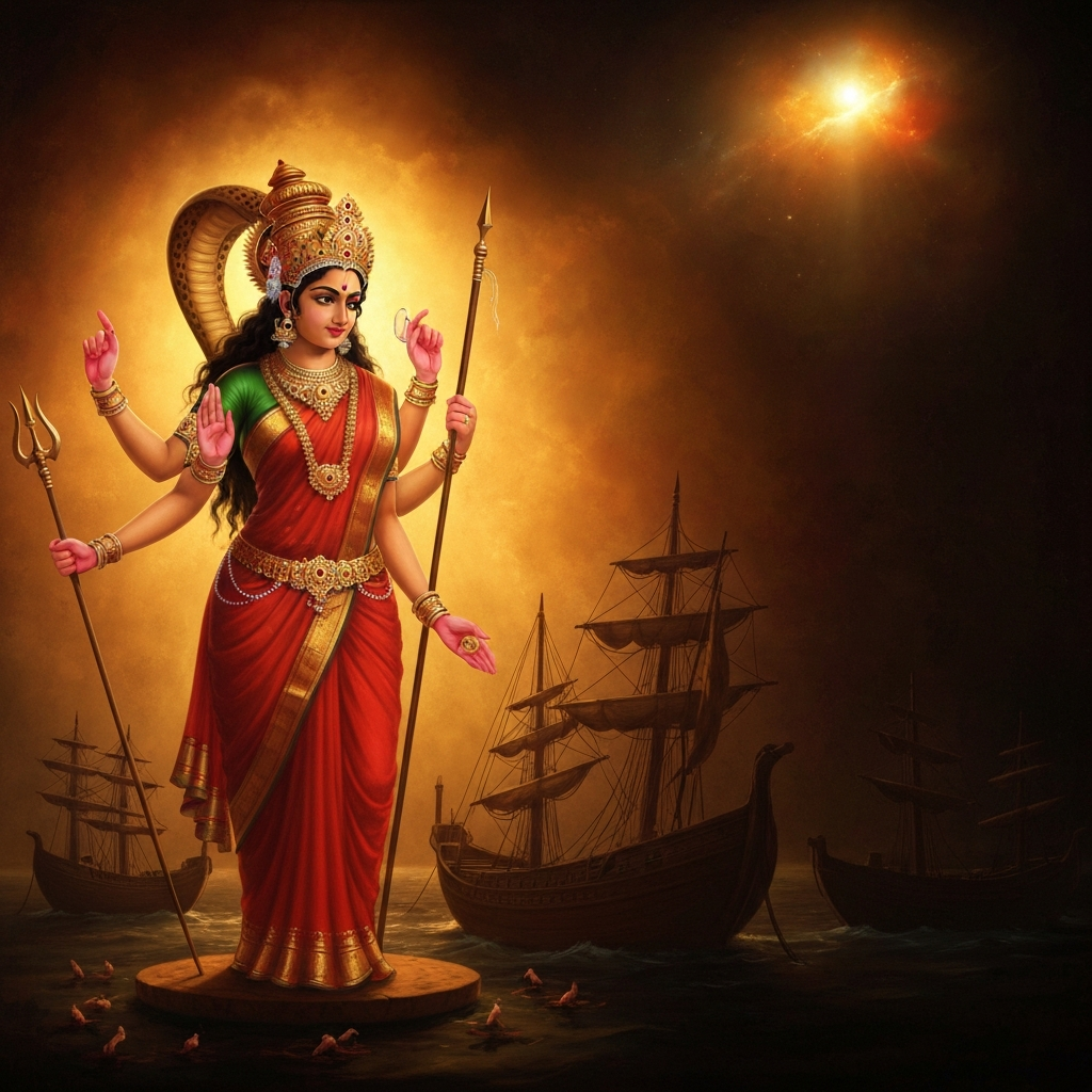 Manasa and the Merchant Who Would Not Bow