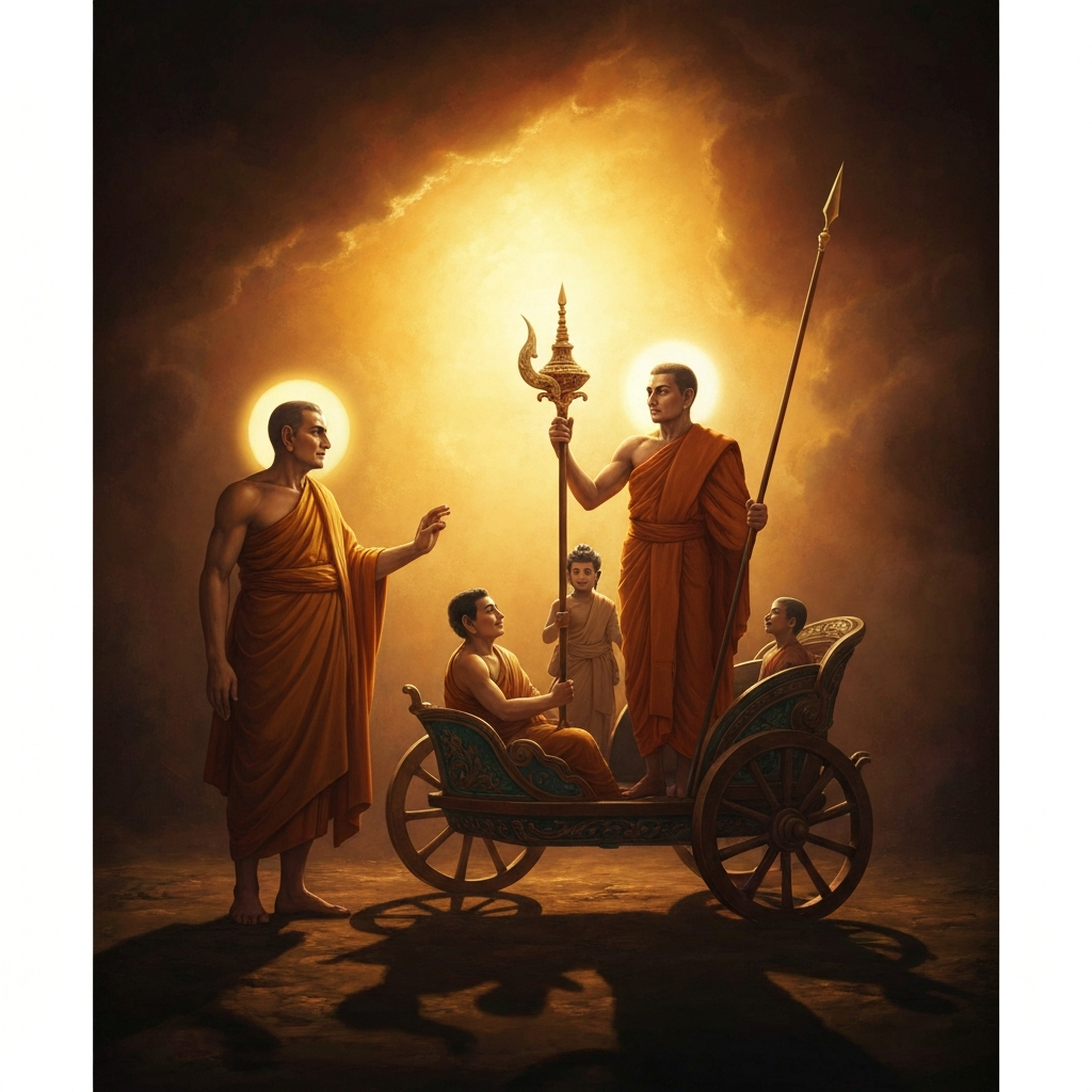King Milinda and the Chariot That Has No Self