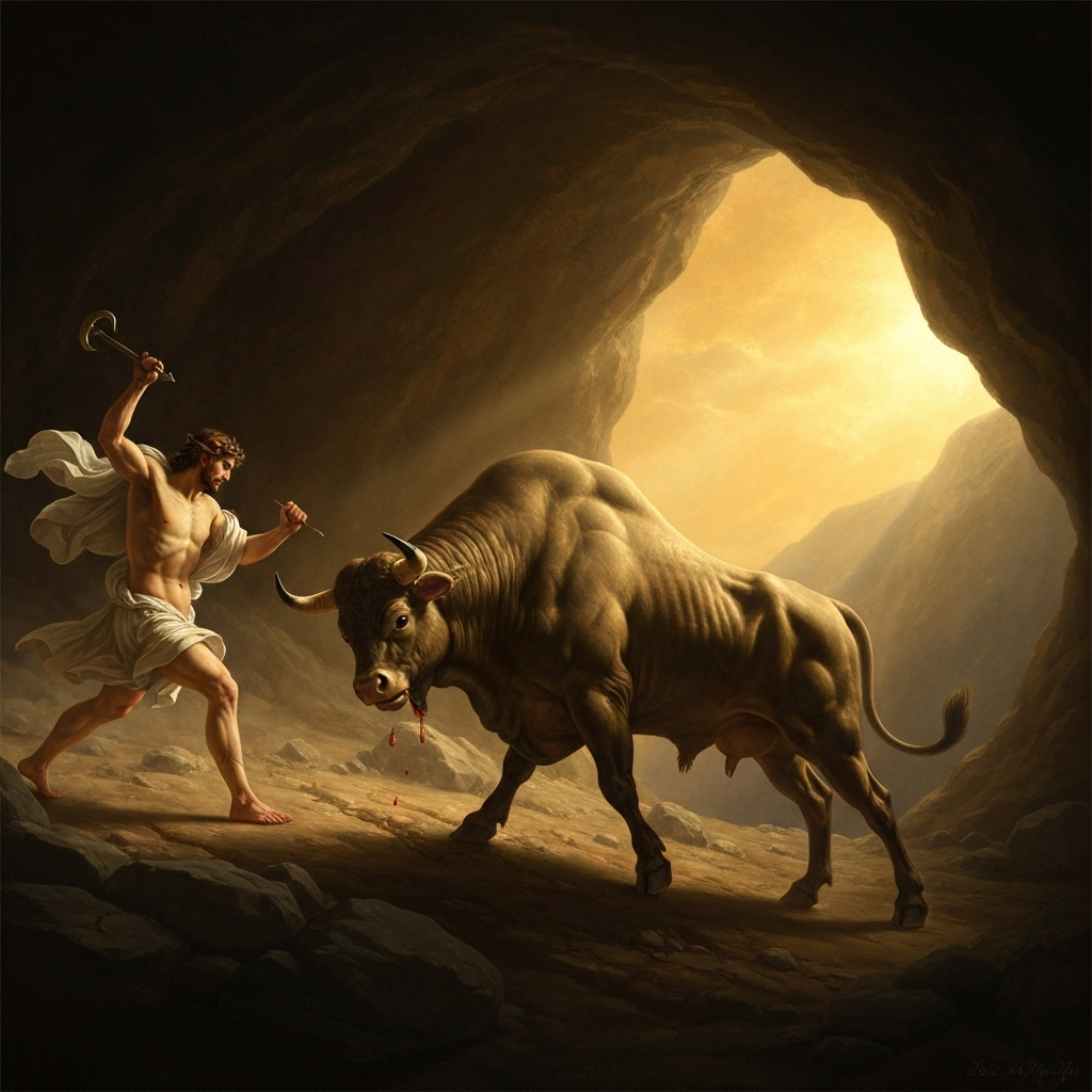 Mithras Kills the Bull and the World Is Born