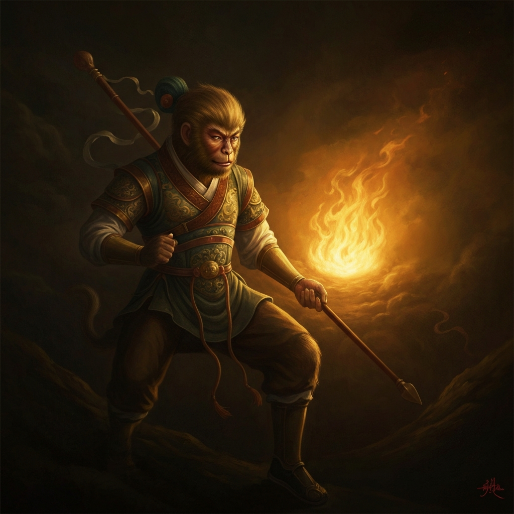Sun Wukong Declares War on Heaven