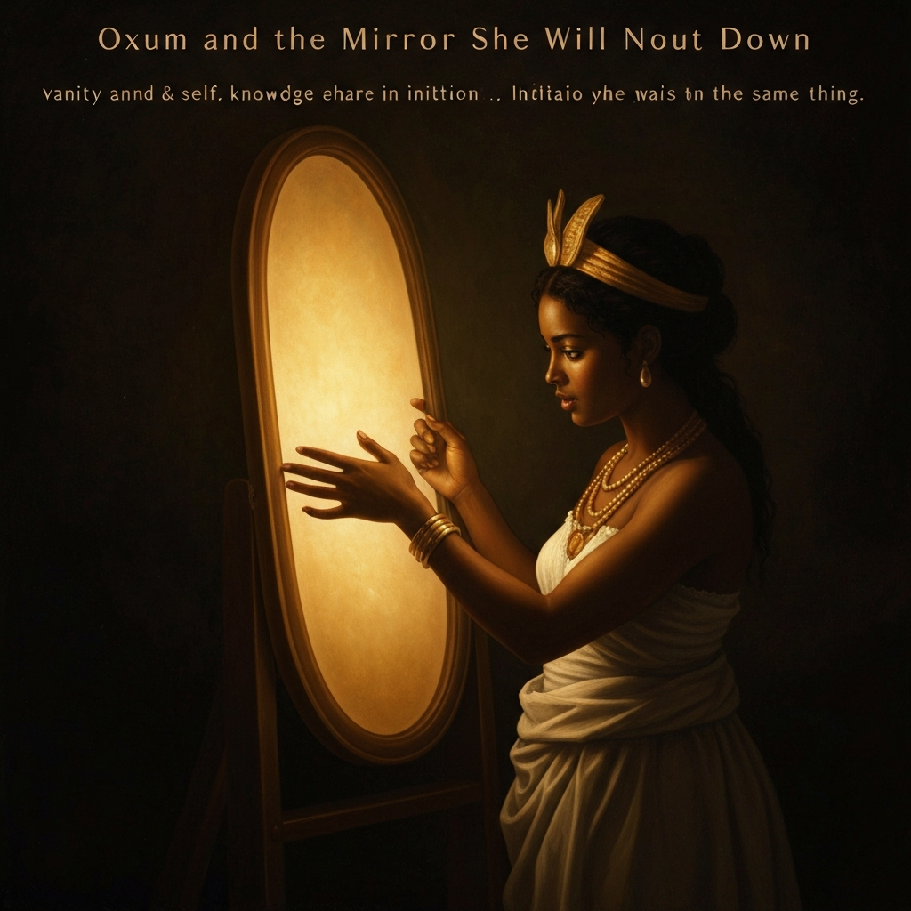 Oxum and the Mirror She Will Not Put Down