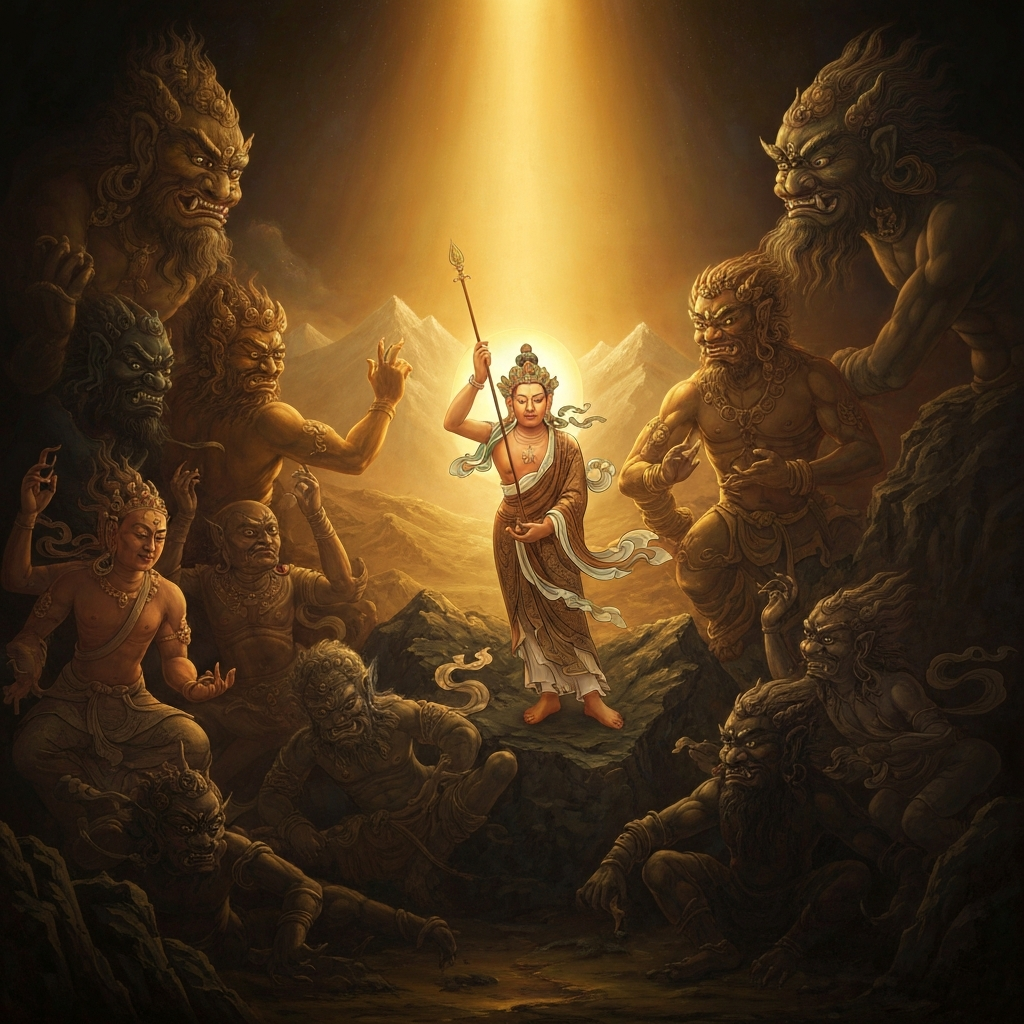 Padmasambhava Binds the Mountain