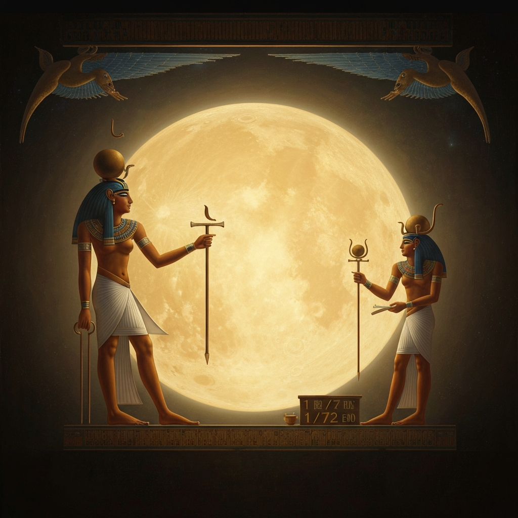 Thoth and the Five Days He Won from the Moon